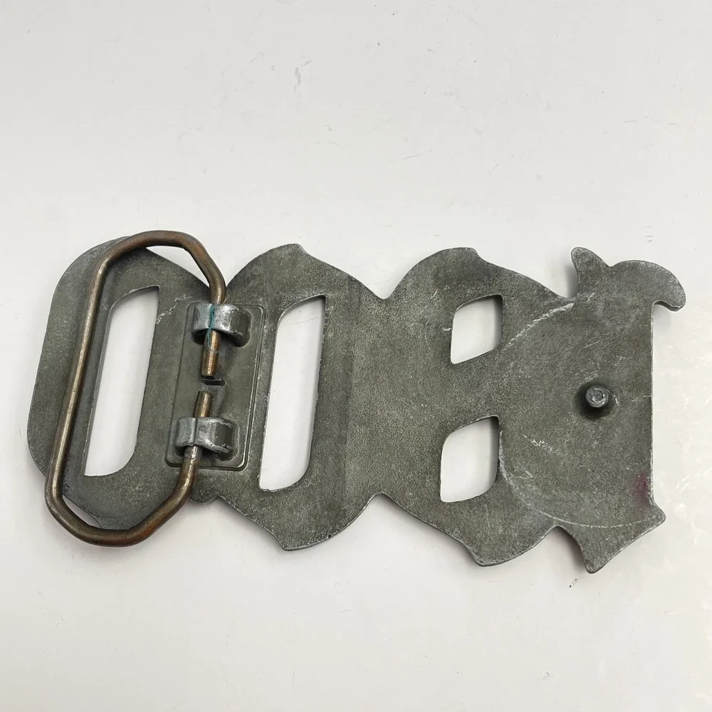 Vintage 90s Y2K 1800 Tequila Belt Buckle Silver Tone Metal Logo Promo Rare Goth